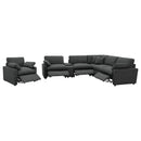 Collins  Modular Power Reclining Sectional Dark Grey
