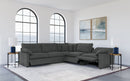 Collins  Modular Power Reclining Sectional Dark Grey
