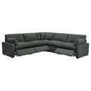Collins  Modular Power Reclining Sectional Dark Grey