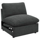 Collins  Modular Power Reclining Sectional Dark Grey