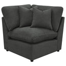 Collins  Modular Power Reclining Sectional Dark Grey