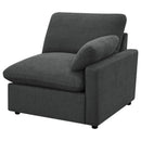 Collins Modular Power Armless Recliner Dark Grey