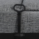 Bahrain UpholsteredRecliner Charcoal