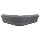 Bahrain  Modular Power Reclining Sectional Charcoal
