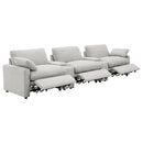 Collins  Power Reclining Home Theater Seating Dark Grey