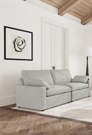 Collins Modular Power Loveseat Dark Grey
