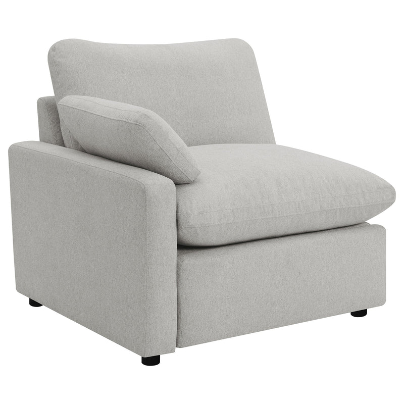 Collins Modular Power Loveseat Dark Grey