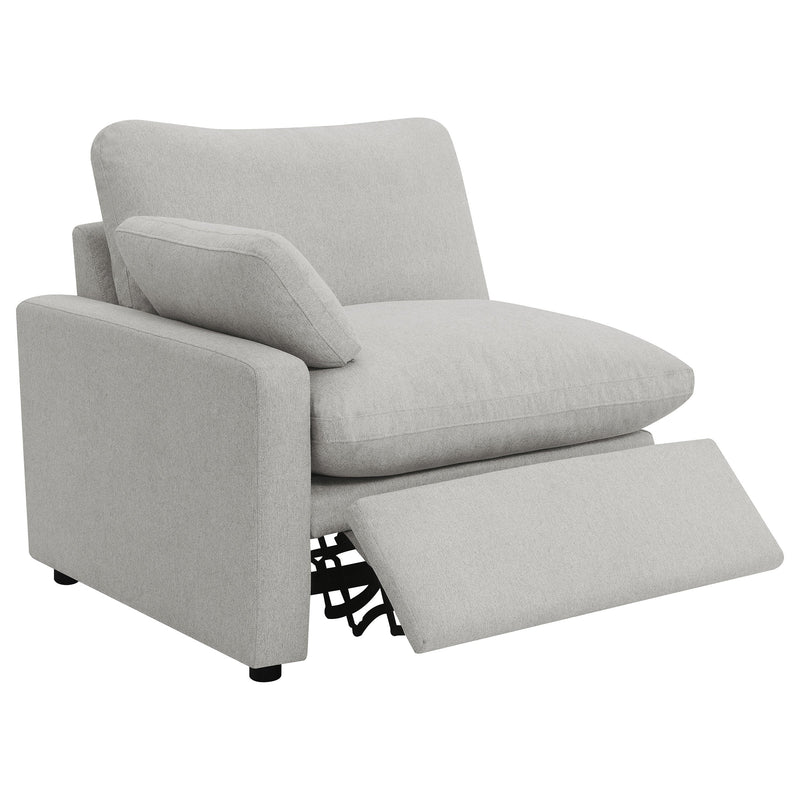 Collins Modular Power Loveseat Dark Grey