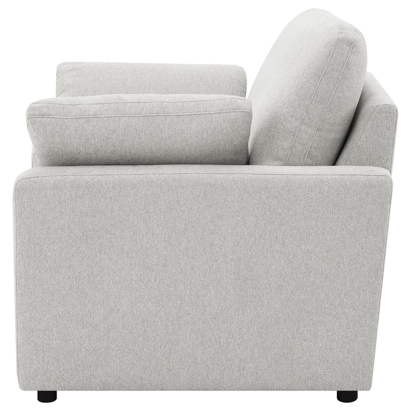 Collins Upholstered Power Recliner Chair Dark Grey