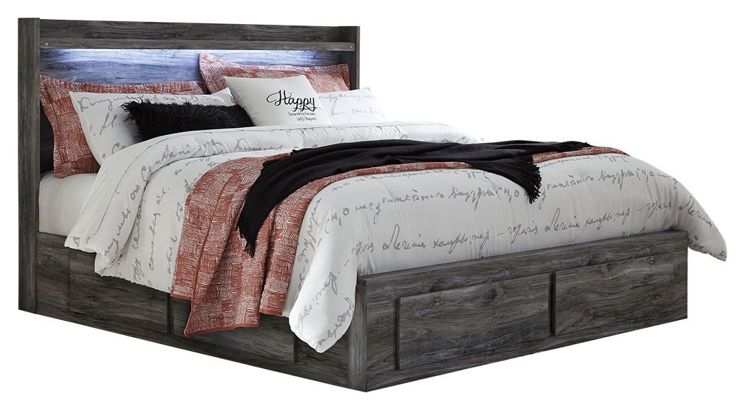 Baystorm - Panel Bedroom Set - Gray