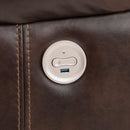 Sycamore Upholstered Power Reclining Sectional Sofa Grey