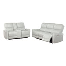 Greenfield  Power Reclining Sofa Set Dove Grey