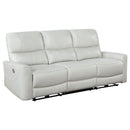 Greenfield  Power Reclining Sofa Set Dove Grey