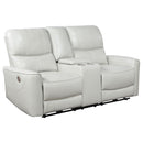 Greenfield  Power Reclining Sofa Set Dove Grey