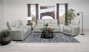 Greenfield  Power Reclining Sofa Set Dove Grey