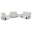 Greenfield  Power Reclining Sofa Set Dove Grey