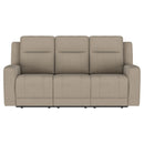 Brentwood  Upholstered Reclining Sofa Set Charcoal