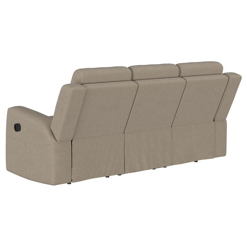 Brentwood  Upholstered Reclining Sofa Set Charcoal