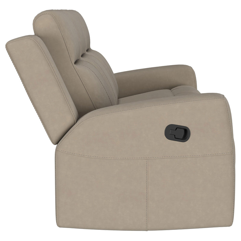 Brentwood  Upholstered Reclining Sofa Set Charcoal