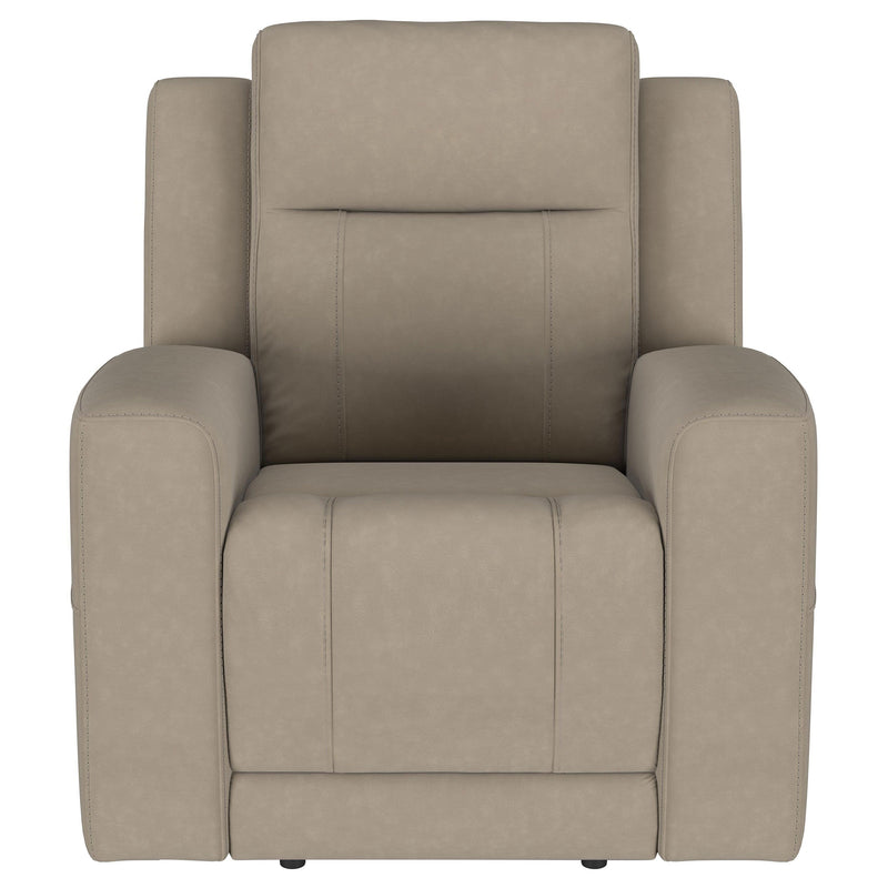 Brentwood Upholstered Recliner Chair Dark Charcoal