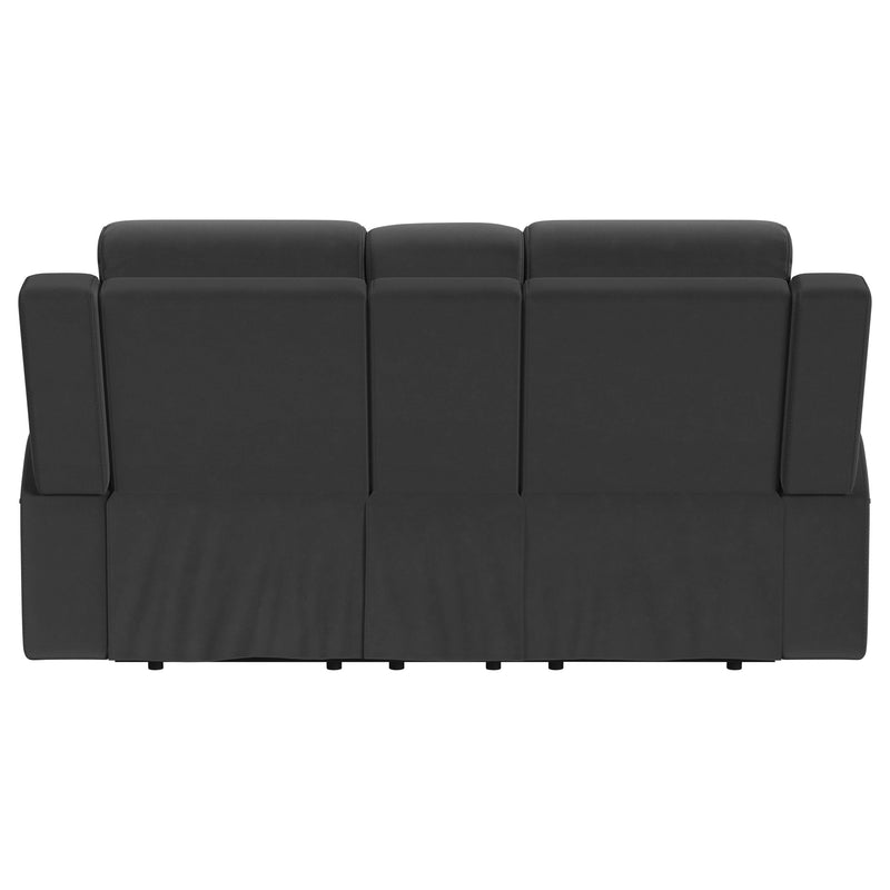 Brentwood Upholstered Motion Reclining Loveseat Taupe