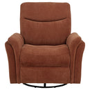 Adler Upholstered Power Swivel Glider Recliner