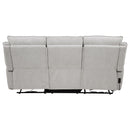 Sylmar Chenille Upholstered Power Reclining Sofa Dove Grey