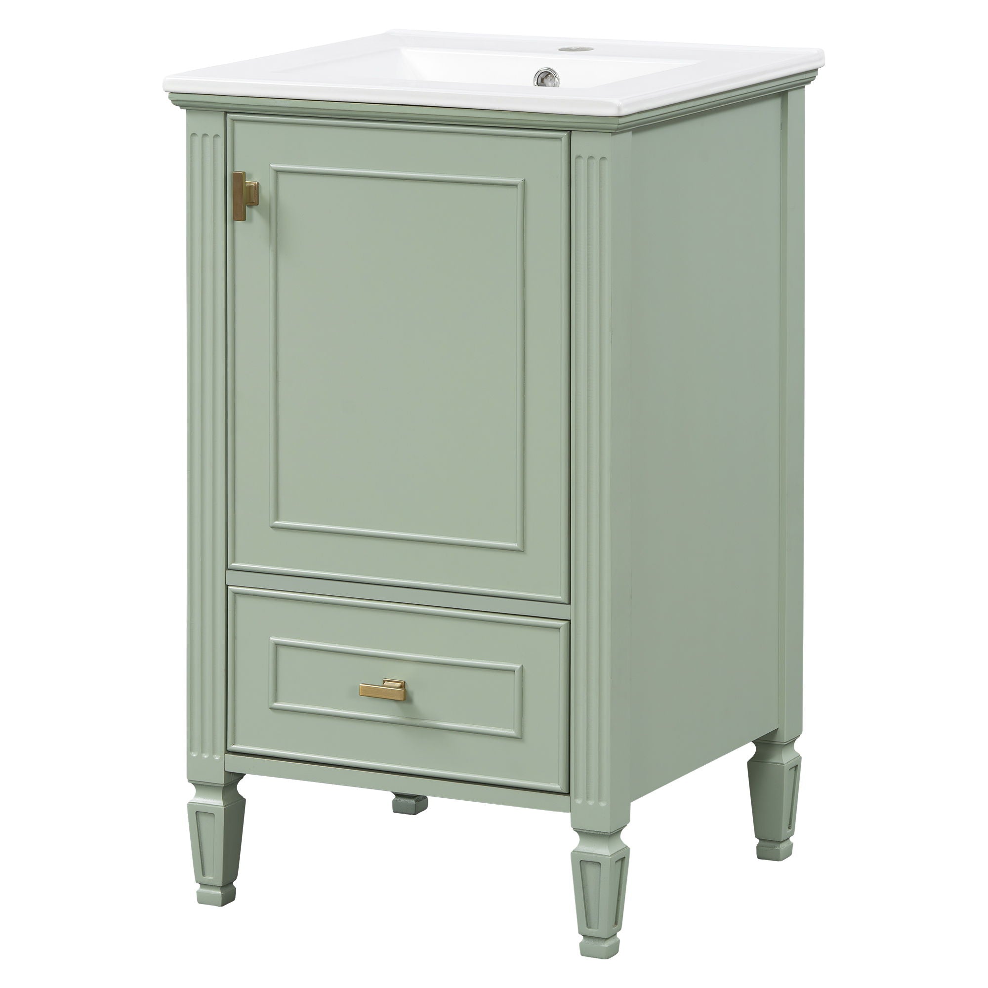 Retro Bathroom Vanity With Sink