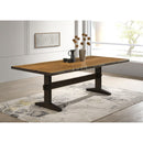 Diamond Modern Furniture COA Bexley Dining Table with Trestle Base 110331 IMAGE 3