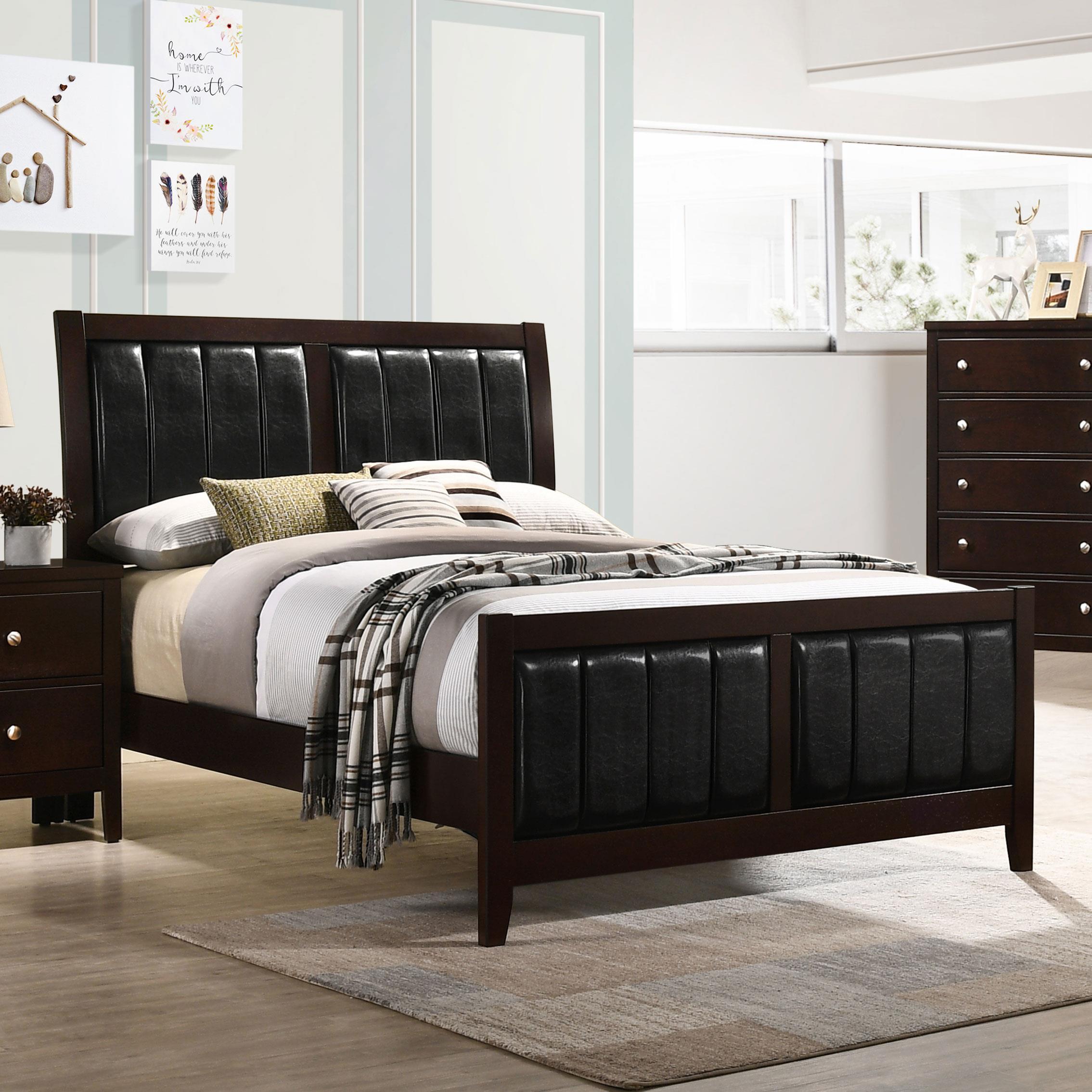 Diamond Modern Furniture COA Carlton Full Upholstered Panel Bed 202091F IMAGE 4