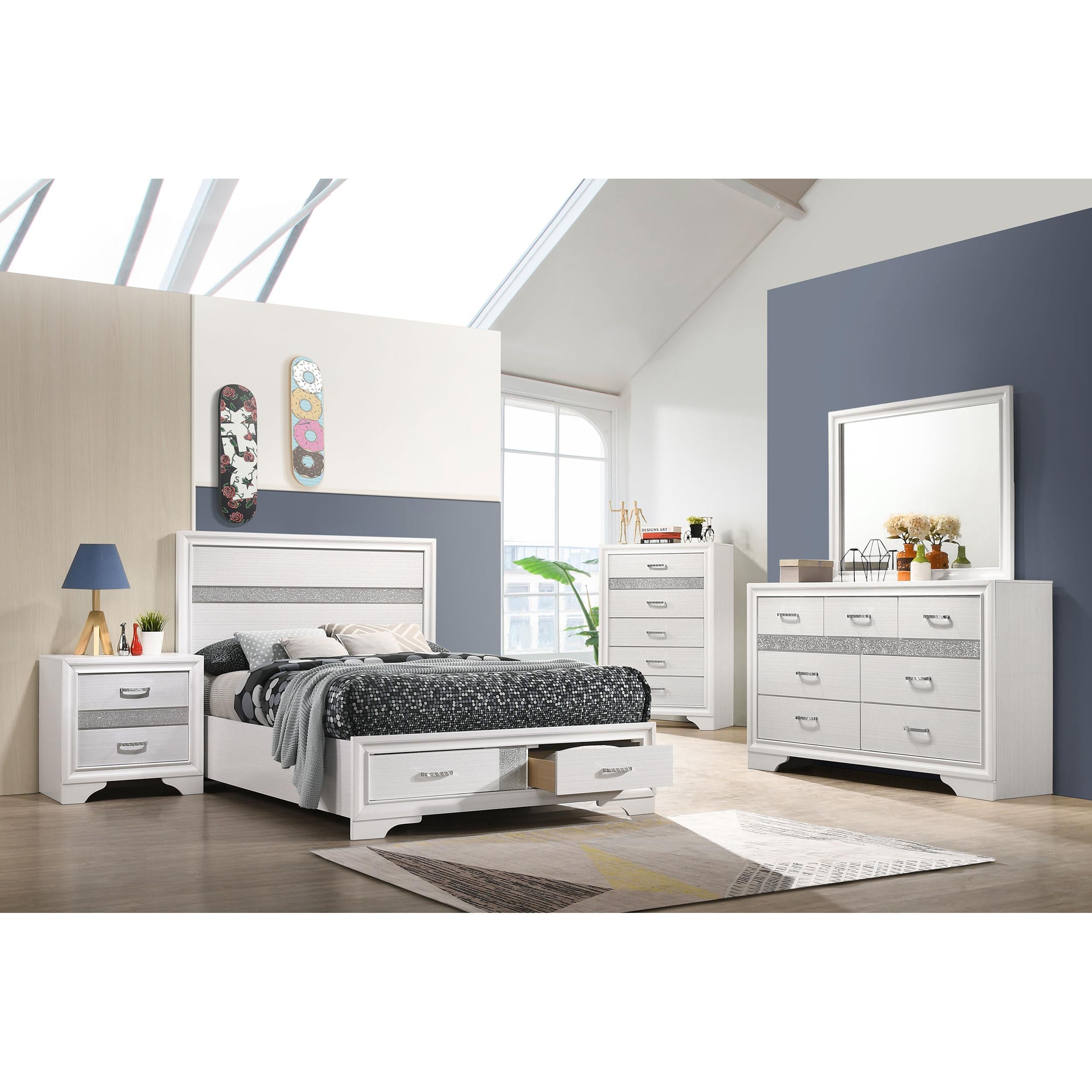 Diamond Modern Furniture COA Miranda Full Panel Bed with Storage 205111F IMAGE 10