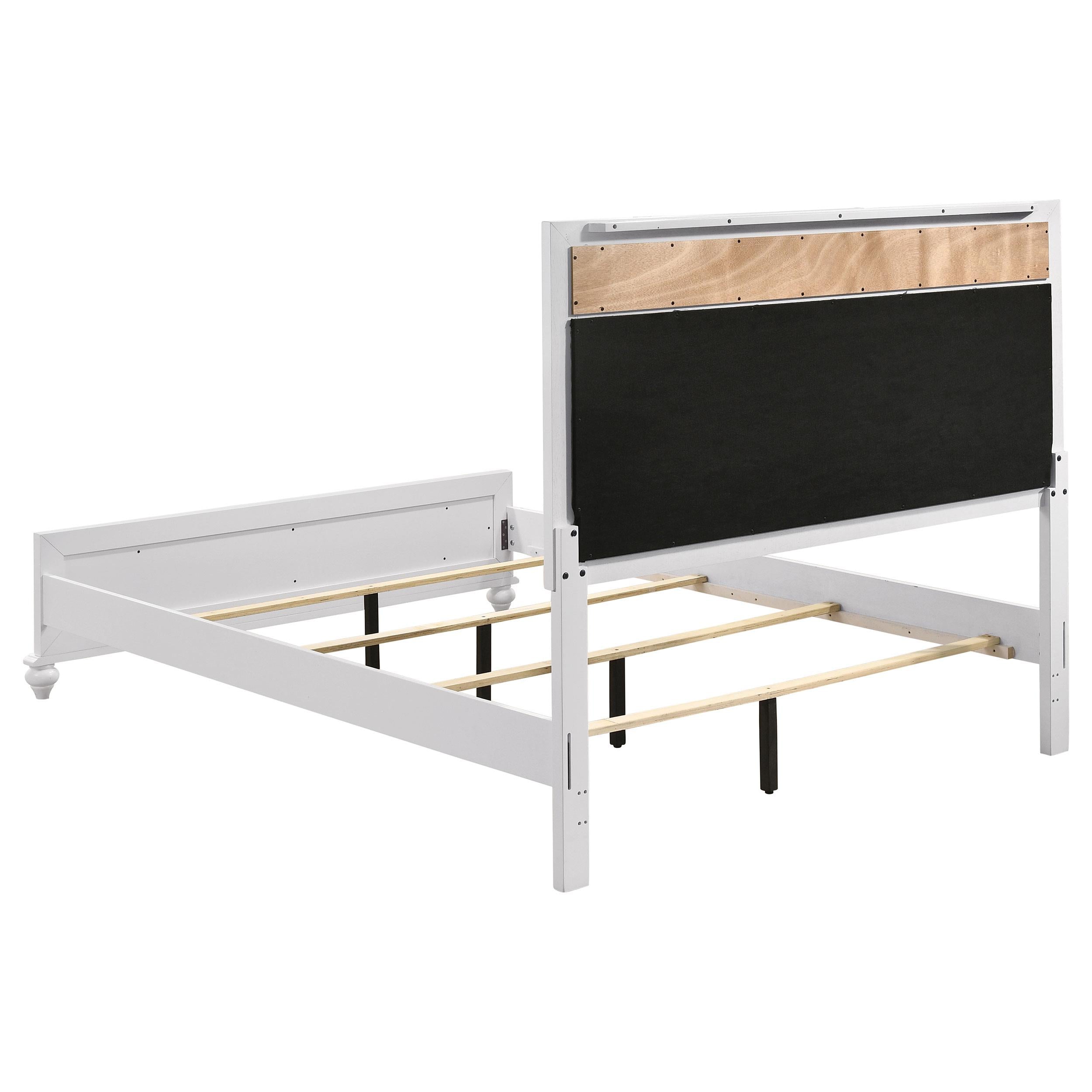 Diamond Modern Furniture COA Barzini Queen Upholstered Panel Bed 205891Q IMAGE 6