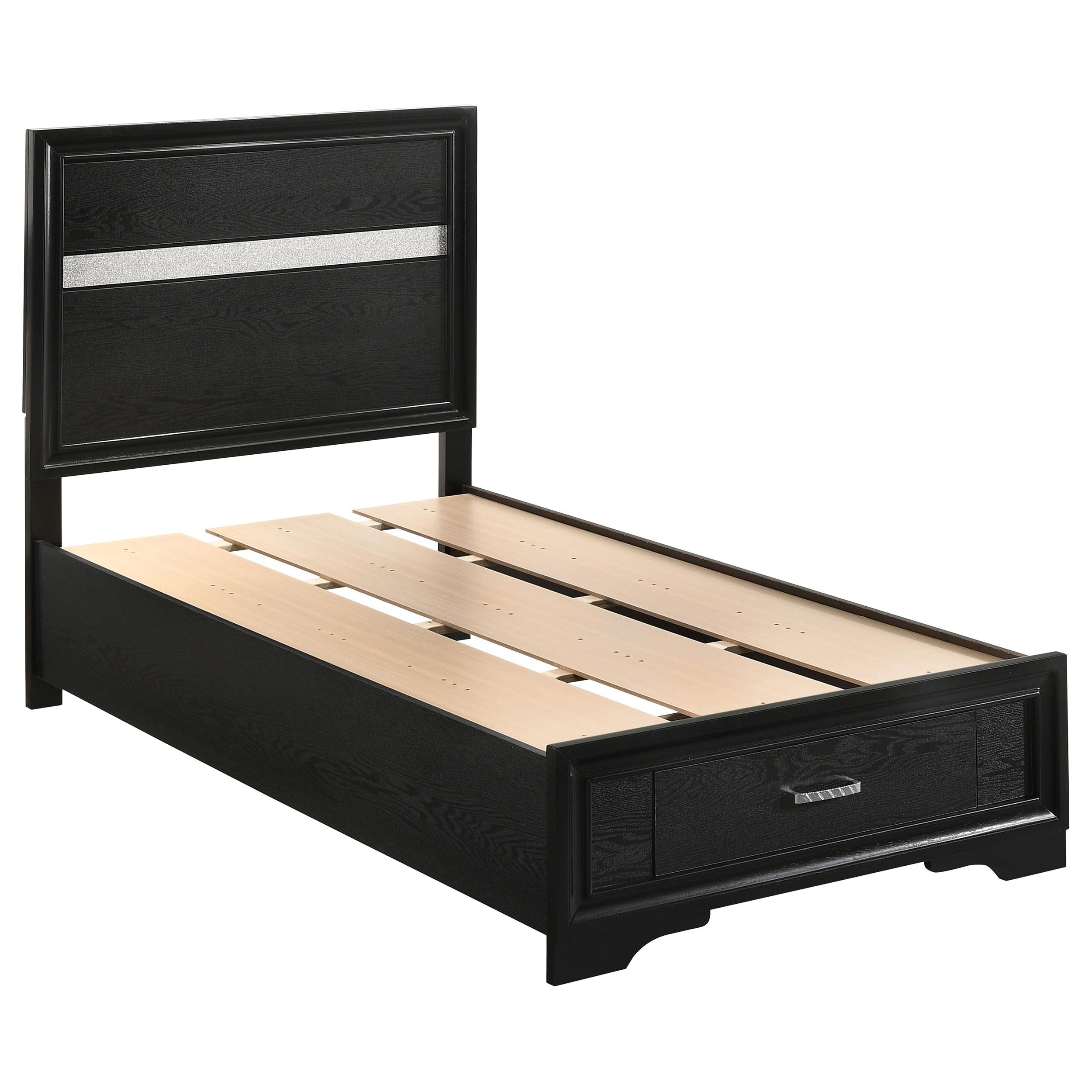 Coaster Furniture Miranda Twin Panel Bed with Storage 206361T IMAGE 1