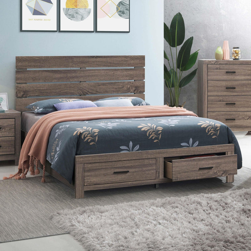 Diamond Modern Furniture COA Brantford King Panel Bed with Storage 207040KE IMAGE 4