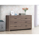 Diamond Modern Furniture COA Brantford 6-Drawer Dresser 207043 IMAGE 9
