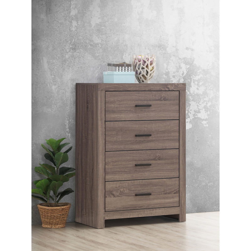 Diamond Modern Furniture COA Brantford 4-Drawer Chest 207045 IMAGE 9
