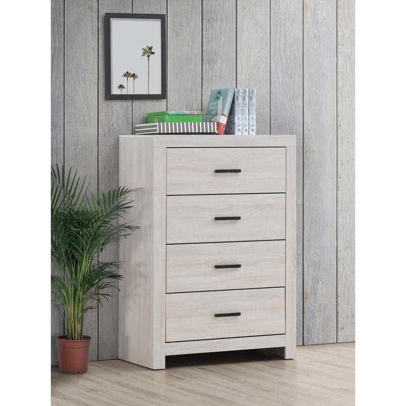 Diamond Modern Furniture COA Brantford 4-Drawer Chest 207055 IMAGE 9