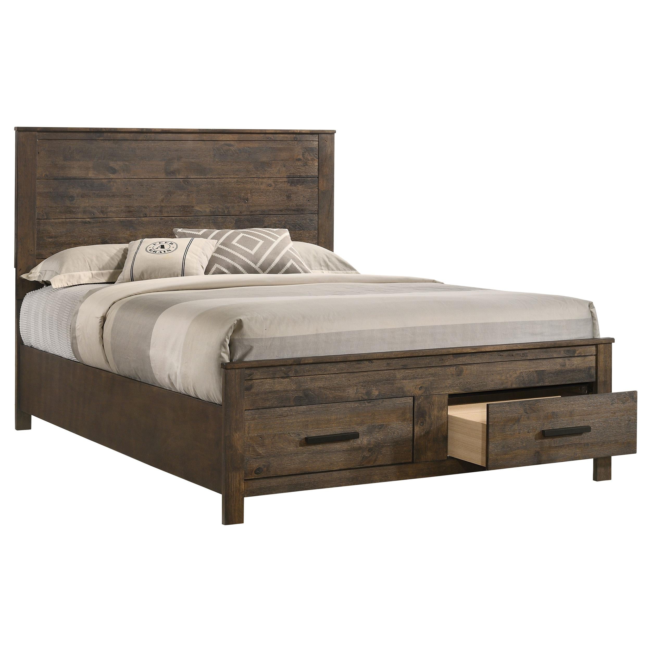 Coaster Furniture Woodmont Queen Panel Bed with Storage 222631Q IMAGE 2