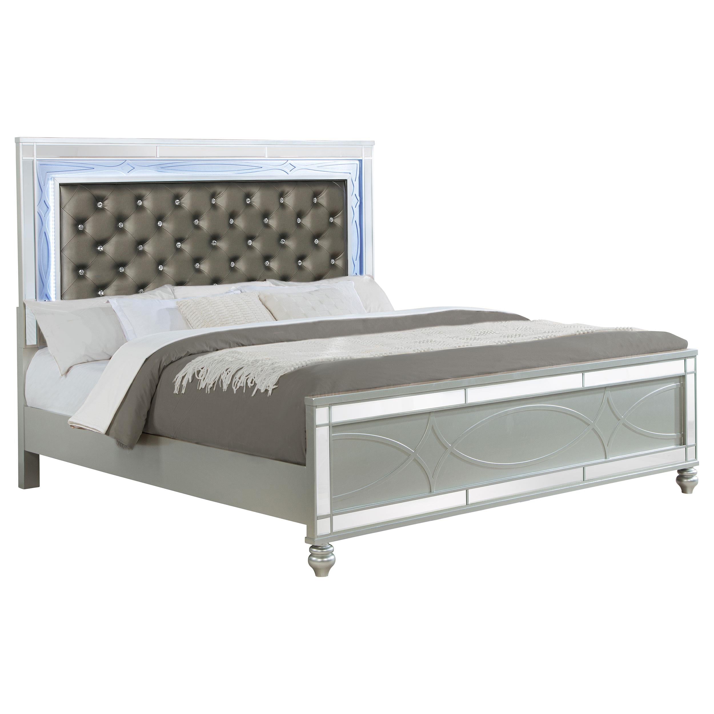 Coaster Furniture Gunnison King Upholstered Panel Bed 223211KE IMAGE 2