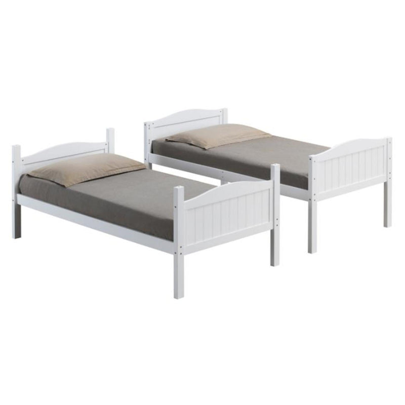 Coaster Furniture Littletown 405053WHT Twin over Twin Bunk Bed IMAGE 4