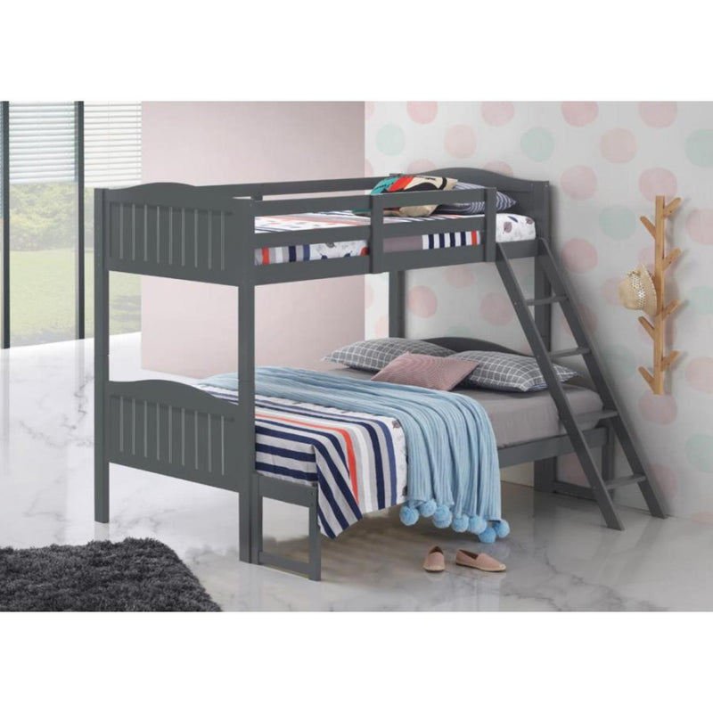 Coaster Furniture Littletown 405054GRY Twin over Full Bunk Bed IMAGE 4