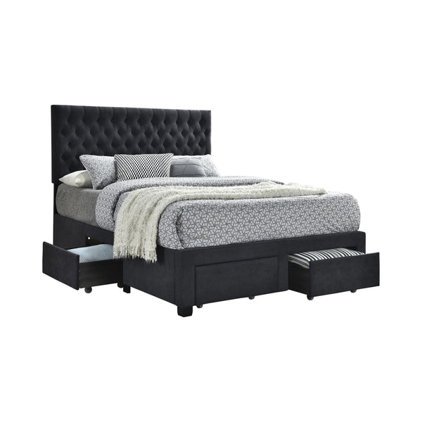 Coaster Furniture Soledad Full Upholstered Platform Bed with Storage 305877F IMAGE 1