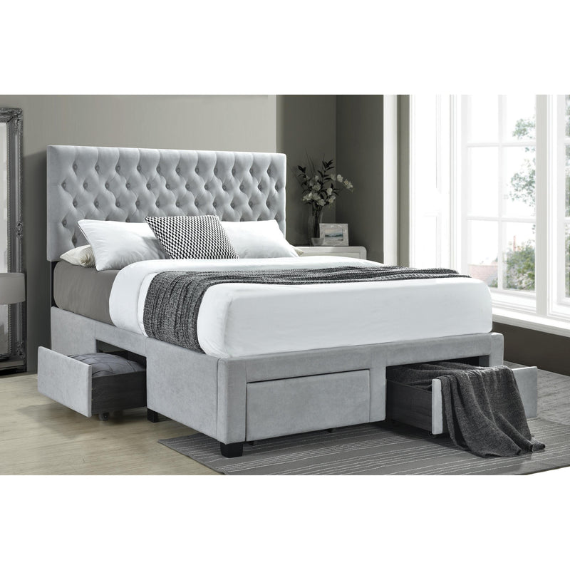 Coaster Furniture Shelburne Full Upholstered Platform Bed with Storage 305878F IMAGE 2