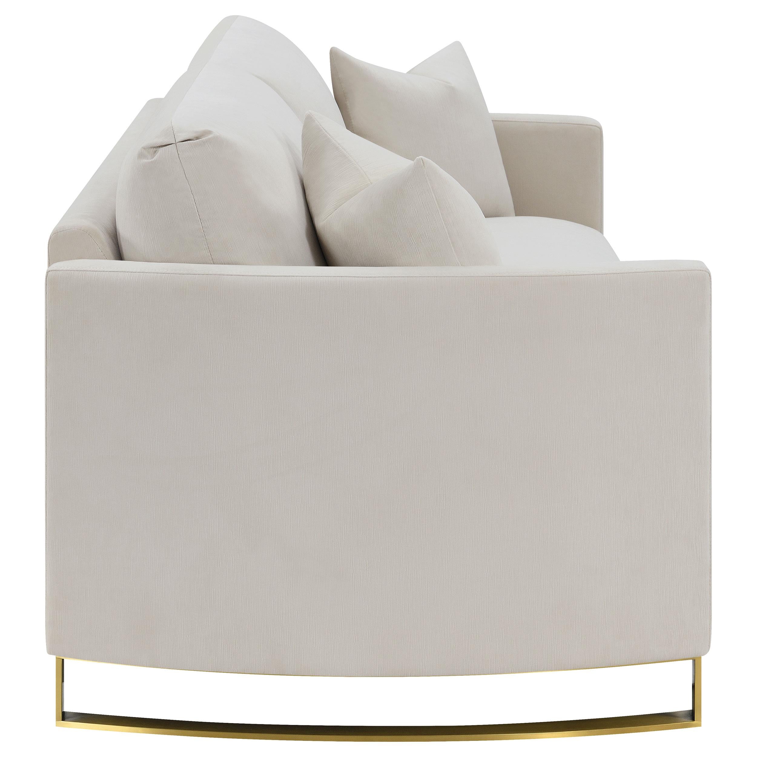 Diamond Modern Furniture COA Corliss Stationary Fabric Sofa 508821 IMAGE 7
