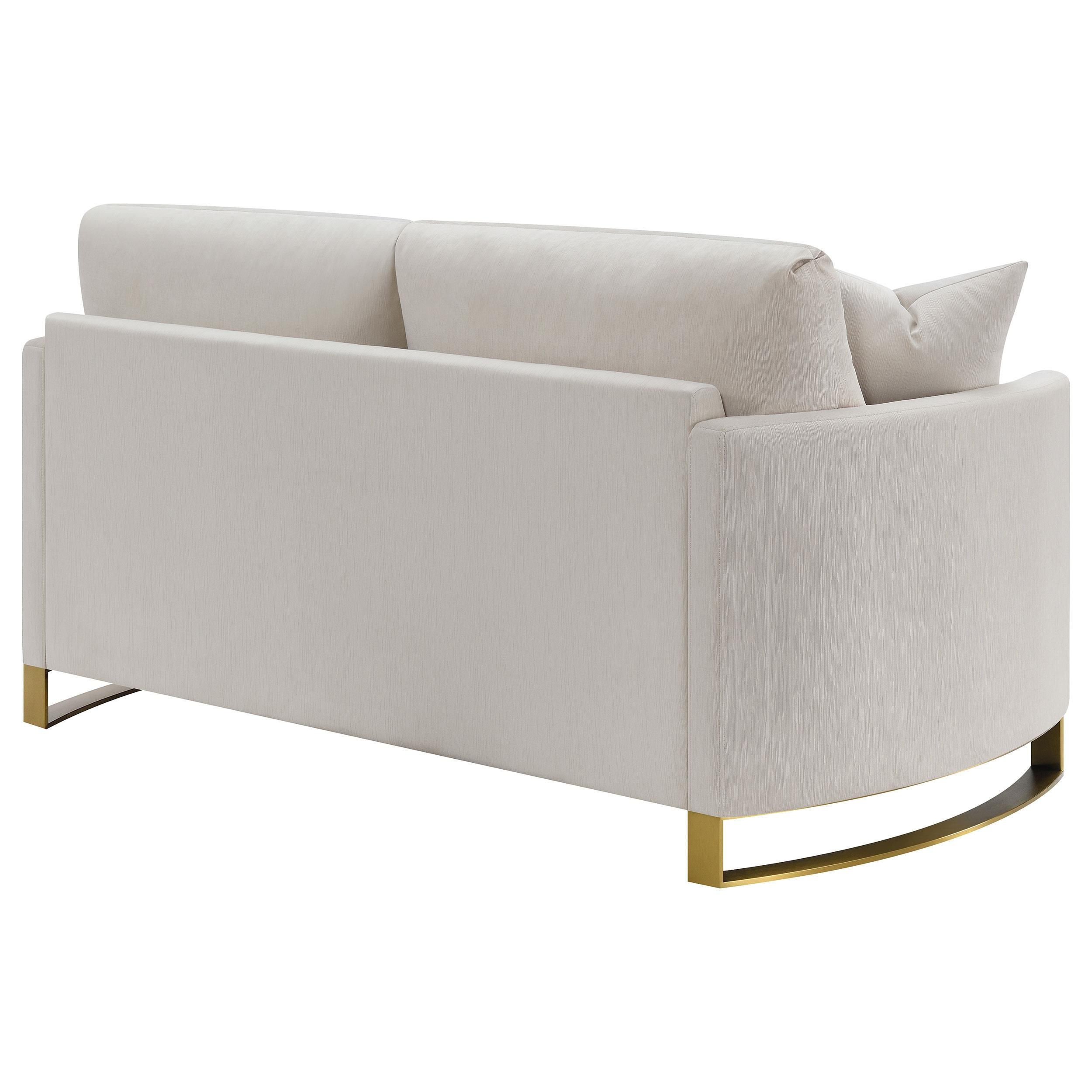 Diamond Modern Furniture COA Corliss Stationary Fabric Loveseat 508822 IMAGE 6