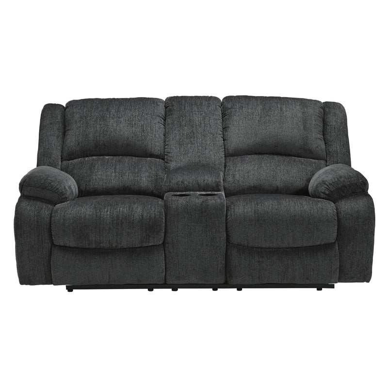 Signature Design by Ashley Draycoll Power Reclining Fabric Loveseat with Console 7650496 IMAGE 3