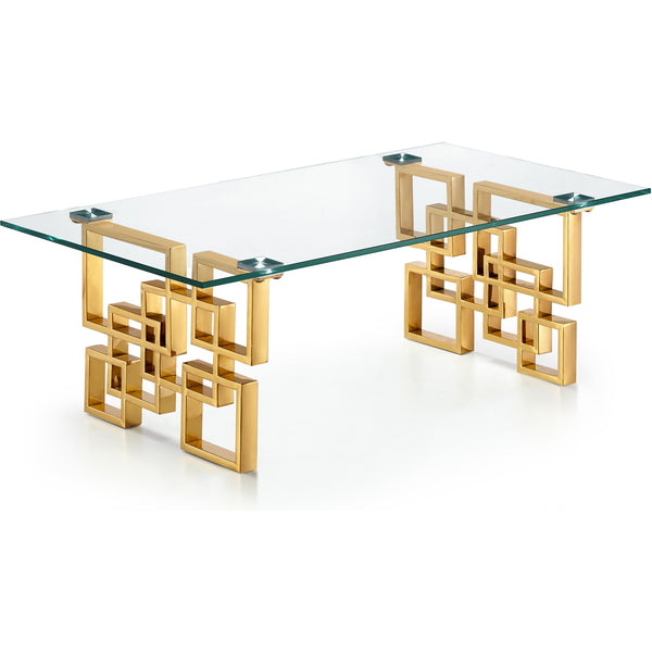 Meridian Pierre Gold Coffee Table IMAGE 1