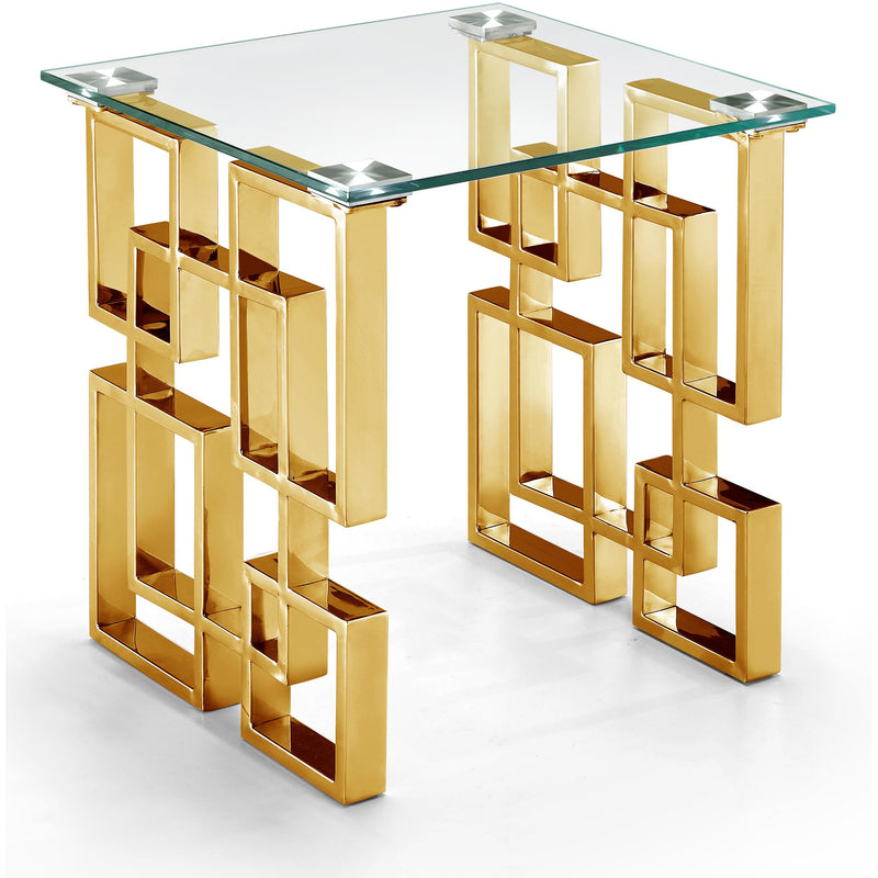 Meridian Pierre Gold End Table IMAGE 1