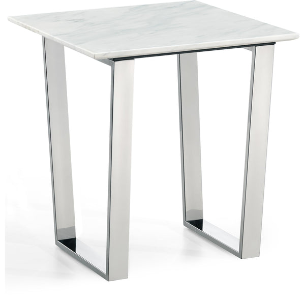 Meridian Carlton Chrome End Table IMAGE 1