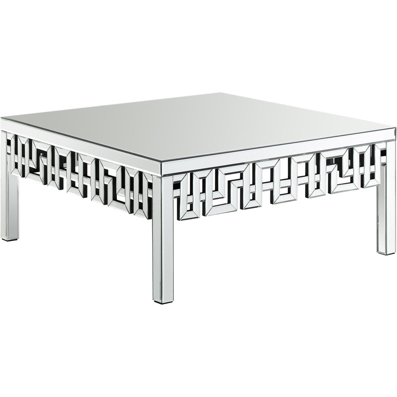 Meridian Aria Mirrored Coffee Table IMAGE 1